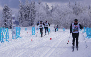 Cross country skiing trails on Magurka Mountain